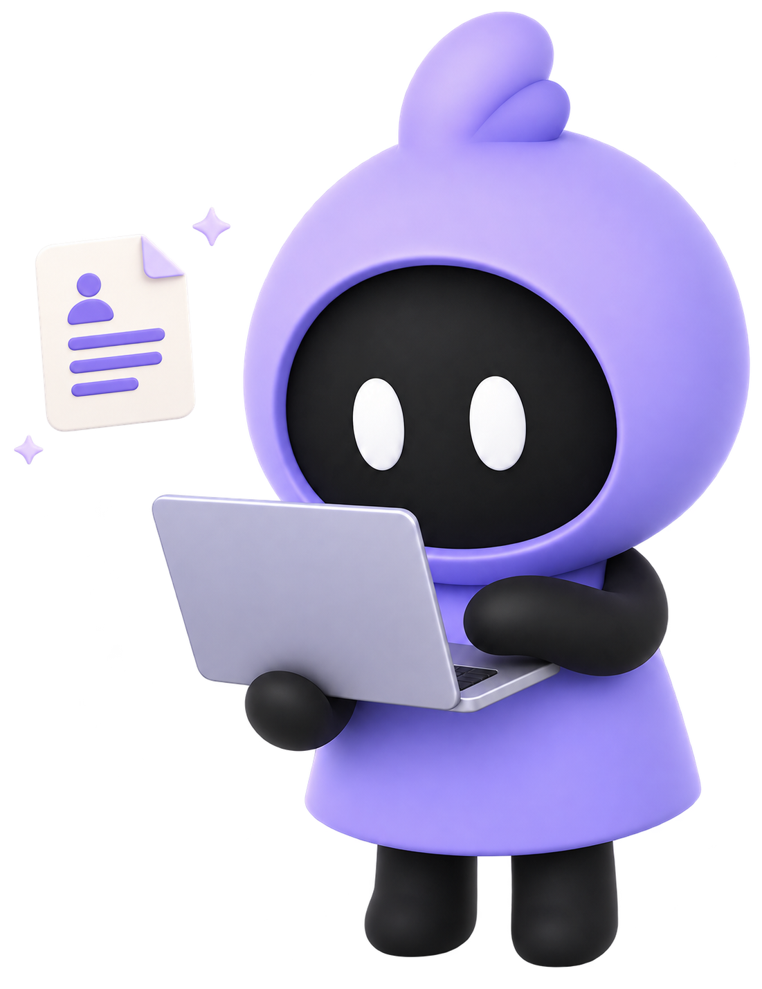 Rolie com seu notebook